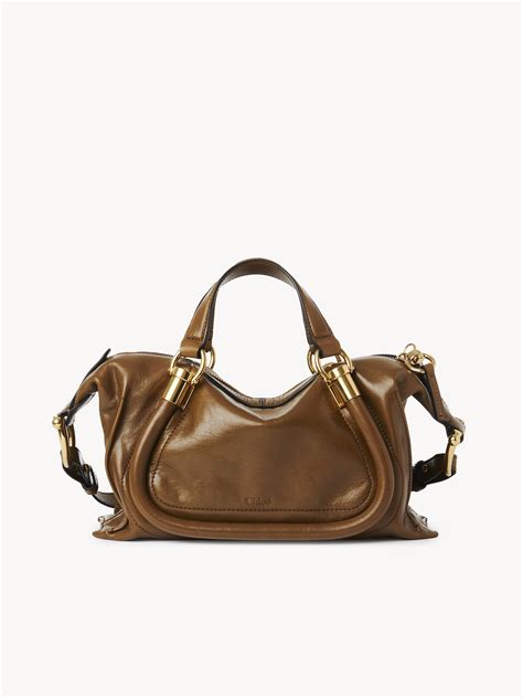 chloe mini paraty包|Mini Paraty 24 bag in shiny leather .